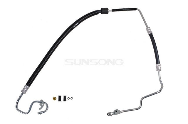 Sunsong Power Steering Pressure Line Hose Assembly P/N:3403696 Fits: Ford Focus 10-08 - Image 1