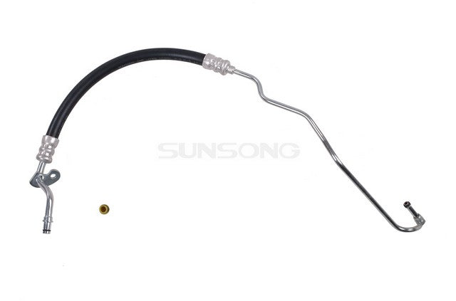 Sunsong Power Steering Pressure Line Hose Assembly P/N:3403697 Fits: Ford E-150 14-11, Ford E-250 14-11, Ford E-350 Super Duty 19-11, Ford E-450 Super Duty 19-11 - Image 1