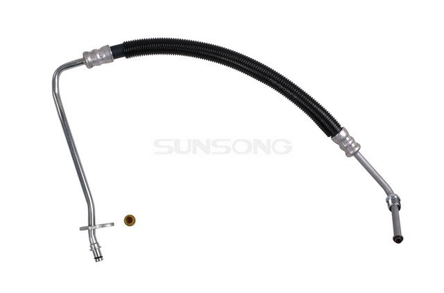 Sunsong Power Steering Pressure Line Hose Assembly P/N:3403700 Fits: Ford F-250 Super Duty 15-11, Ford F-350 Super Duty 15-11, Ford F-450 Super Duty 14-13, Ford F-450 Super Duty 2011, Ford F-550 Super Duty 2011 - Image 1