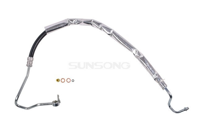 Sunsong Power Steering Pressure Line Hose Assembly P/N:3403703 Fits: Ford Edge 14-11, Lincoln Mkx 15-11, Lincoln Mkz 15-11 - Image 1