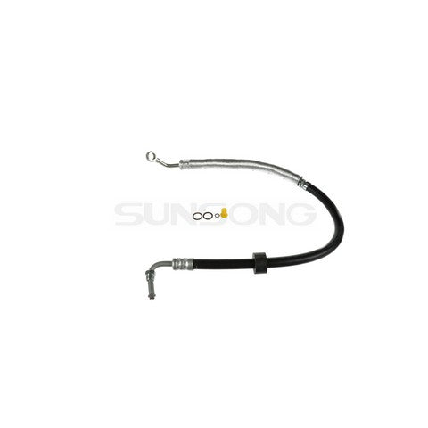 Sunsong Power Steering Pressure Line Hose Assembly P/N:3403708 Fits: Mercedes-benz Ml320 03-01, Mercedes-benz Ml350 05-03, Mercedes-benz Ml500 05-02, Mercedes-benz Ml55 Amg 03-01 - Image 1
