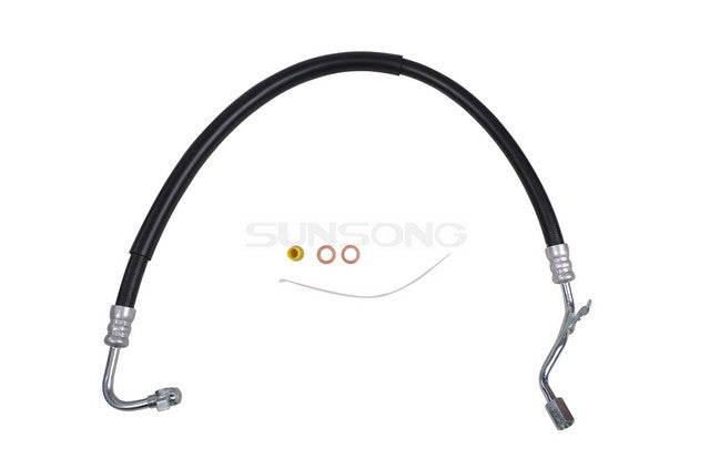 Sunsong Power Steering Pressure Line Hose Assembly P/N:3403741 Fits: Subaru Forester 12-11, Subaru Legacy 09-05 - Image 1