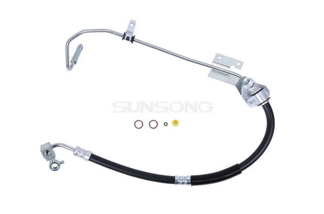 Sunsong Power Steering Pressure Line Hose Assembly P/N:3403773 Fits: Nissan Frontier 15-05 - Image 1