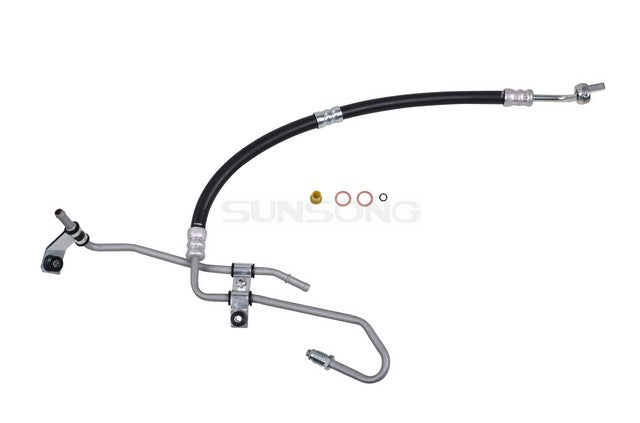 Sunsong Power Steering Hose Assembly P/N:3403791 Fits: Chevrolet Prizm 02-98, Toyota Corolla 02-98 - Image 1