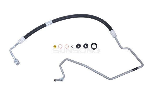 Sunsong Power Steering Pressure Line Hose Assembly P/N:3403898 Fits: Hyundai Genesis Coupe 14-13 - Image 1