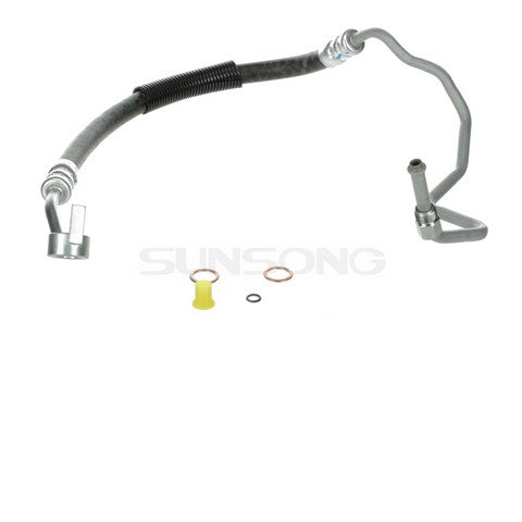 Sunsong Power Steering Pressure Line Hose Assembly P/N:3403959 Fits: Isuzu Axiom 04-02, Isuzu Rodeo 04-02, Isuzu Rodeo Sport 03-02 - Image 1
