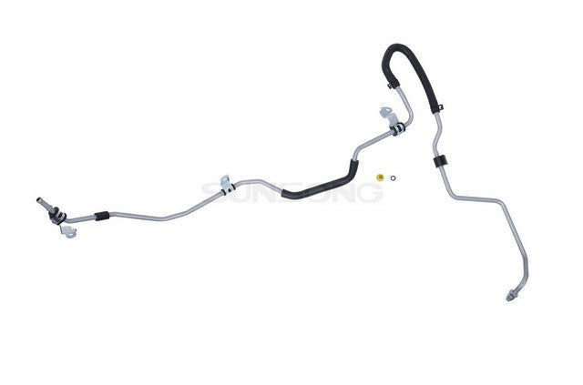 Sunsong Power Steering Return Line Hose Assembly P/N:3403984 Fits: Hyundai Sonata 05-99, Kia Optima 05-01 - Image 1