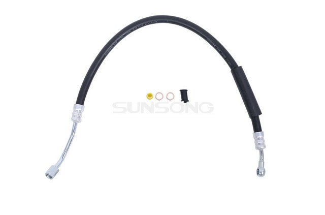 Sunsong Power Steering Pressure Line Hose Assembly P/N:3404081 Fits: Subaru Legacy 14-10, Subaru Outback 14-10 - Image 1