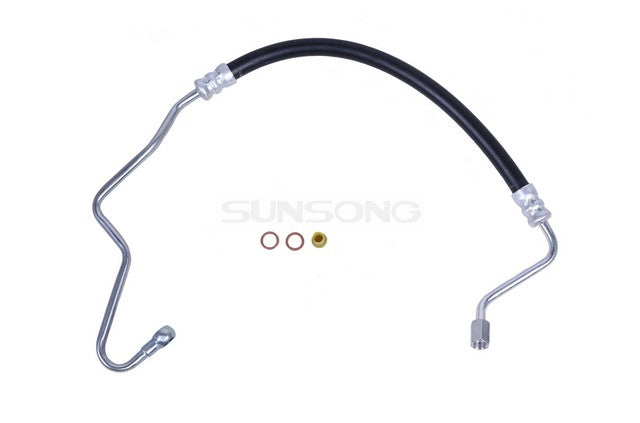 Sunsong Power Steering Pressure Line Hose Assembly P/N:3404087 Fits: Subaru Forester 1998 - Image 1