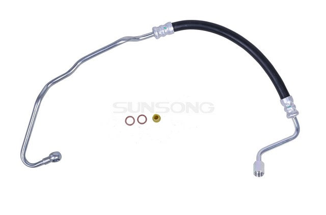 Sunsong Power Steering Pressure Line Hose Assembly P/N:3404088 Fits: Subaru Forester 02-99 - Image 1