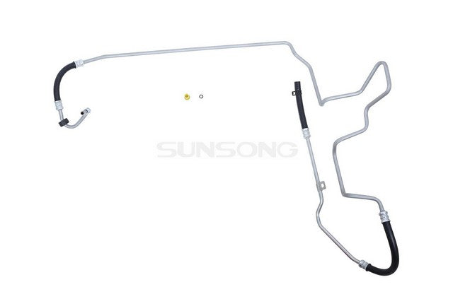Sunsong Power Steering Return Line Hose Assembly P/N:3404110 Fits: Cadillac Deville 05-00, Cadillac Seville 04-00, Oldsmobile Aurora 03-01, Pontiac Bonneville 05-04 - Image 1
