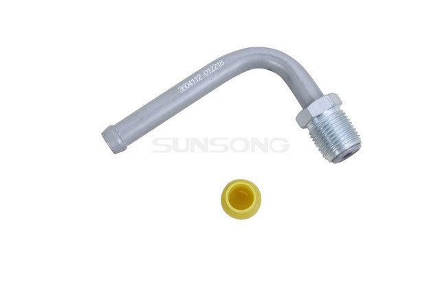 Sunsong Power Steering Return Line End Fitting,Return Hose Fitting P/N:3404112 Fits: Lexus Lx570 11-08, Lexus Lx570 18-13, Toyota Corolla 92-88, Toyota Land Cruiser 11-08, Toyota Land Cruiser 18-13 - Image 1