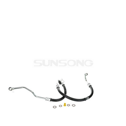 Sunsong Power Steering Pressure Line Hose Assembly P/N:3404129 Fits: BMW 128i 13-08, BMW 228i 2014, BMW 323i 11-06, BMW 325i 12-06, BMW 328i 13-07, BMW 328i Xdrive 2009, BMW 330i 2006 - Image 1