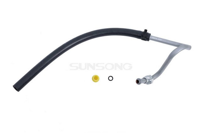 Sunsong Power Steering Return Line Hose Assembly P/N:3404135 Fits: Chevrolet Express 2500 14-03, Chevrolet Express 3500 14-03, Chevrolet Express 4500 2014, GMC Savana 2500 14-03, GMC Savana 3500 14-03, GMC Savana 4500 2014 - Image 1