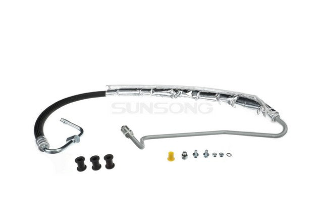Sunsong Power Steering Pressure Line Hose Assembly P/N:3404141 Fits: Ford Five Hundred 07-05, Ford Freestyle 07-05, Mercury Montego 07-05 - Image 1
