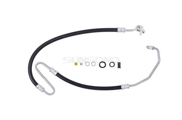 Sunsong Power Steering Pressure Line Hose Assembly P/N:3404151 Fits: Toyota Tundra 08-07 - Image 1