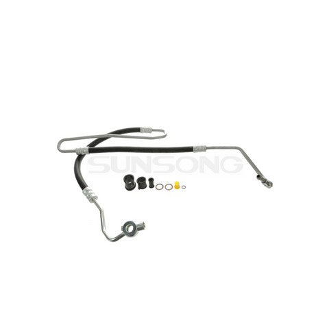 Sunsong Power Steering Pressure Line Hose Assembly P/N:3404152 Fits: Toyota Sequoia 19-10, Toyota Sequoia 2008, Toyota Tundra 13-09 - Image 1