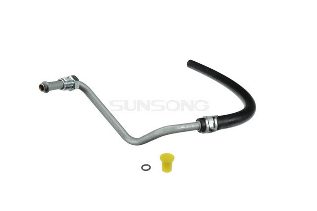 Sunsong Power Steering Return Line Hose Assembly P/N:3404176 Fits: Dodge D250 93-91, Dodge D350 93-91 - Image 1