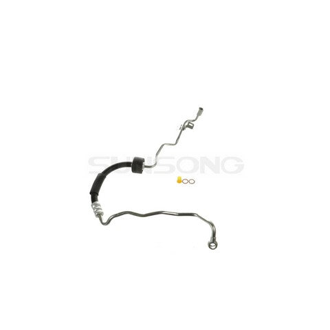 Sunsong Power Steering Pressure Line Hose Assembly P/N:3404178 Fits: BMW 525i 07-06, BMW 528i 10-08, BMW 528i Xdrive 2010, BMW 530i 07-06 - Image 1