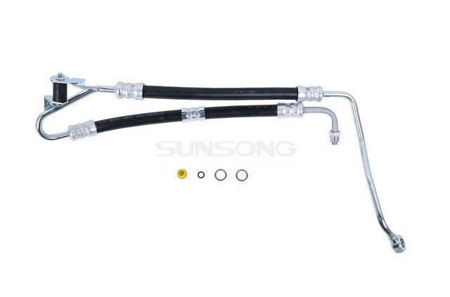 Sunsong Power Steering Pressure Line Hose Assembly P/N:3404187 Fits: Land Rover Range Rover 04-03 - Image 1
