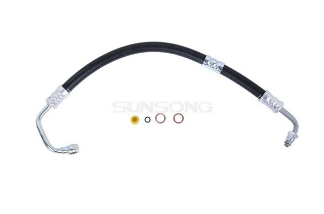 Sunsong Power Steering Pressure Line Hose Assembly P/N:3404190 Fits: Mercedes-benz E430 02-98, Mercedes-benz E55 Amg 03-98, Mercedes-benz Ml55 Amg 2000 - Image 1