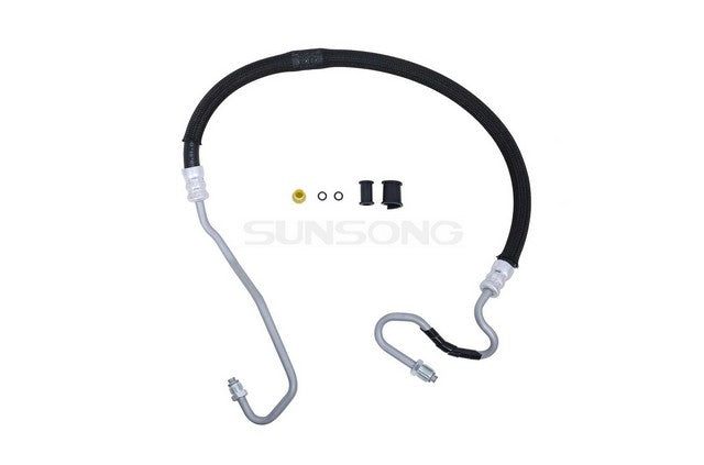 Sunsong Power Steering Pressure Line Hose Assembly P/N:3404232 Fits: Cadillac Srx 16-10, Saab 9-4x 2011 - Image 1