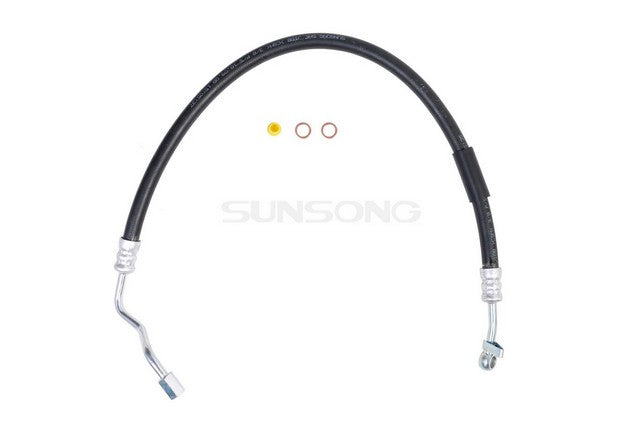 Sunsong Power Steering Pressure Line Hose Assembly P/N:3404249 Fits: Subaru Impreza 2004 - Image 1