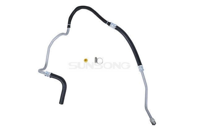 Sunsong Power Steering Return Line Hose Assembly P/N:3404362 Fits: Ford F-250 Super Duty 2007, Ford F-350 Super Duty 2007 - Image 1
