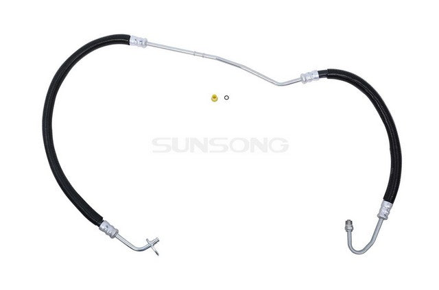 Sunsong Power Steering Pressure Line Hose Assembly P/N:3404368 Fits: Ford F-250 Super Duty 16-11, Ford F-350 16-13, Ford F-350 2011, Ford F-350 Super Duty 16-11, Ford F-450 Super Duty 16-11, Ford F-550 Super Duty 16-11 - Image 1