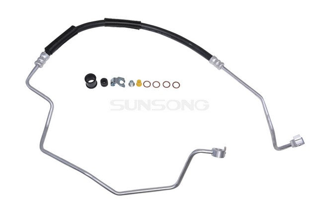 Sunsong Power Steering Pressure Line Hose Assembly P/N:3404411 Fits: Mitsubishi Lancer 13-08, Mitsubishi Outlander 13-08 - Image 1
