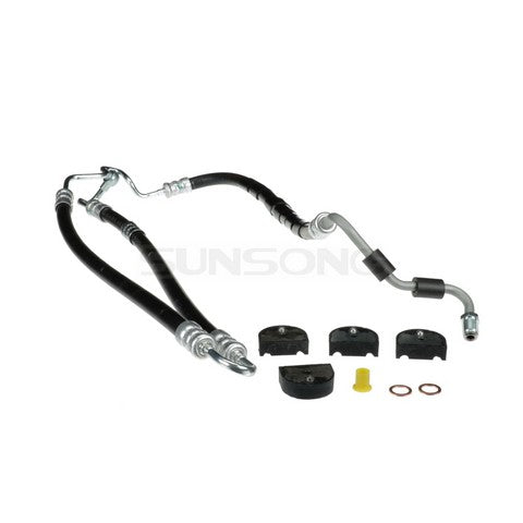 Sunsong Power Steering Pressure Line Hose Assembly P/N:3404416 Fits: BMW 525i 07-06, BMW 528i 10-08, BMW 528i Xdrive 2010, BMW 530i 07-06 - Image 1
