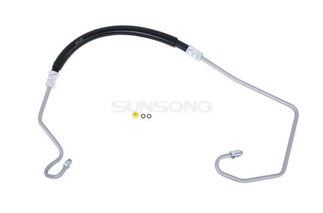 Sunsong Power Steering Pressure Line Hose Assembly P/N:3404440 Fits: Chevrolet Express 1500 04-03, Chevrolet Express 2500 04-03, Chevrolet Express 3500 04-03, GMC Savana 1500 04-03, GMC Savana 2500 04-03, GMC Savana 3500 04-03 - Image 1