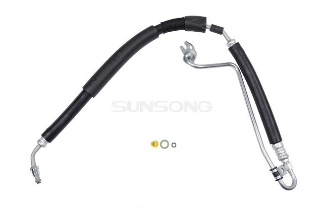 Sunsong Power Steering Pressure Line Hose Assembly P/N:3404537 Fits: Audi A4 Quattro 2010, Audi A5 Quattro 2010, Audi Q5 12-11, Audi S5 12-10 - Image 1