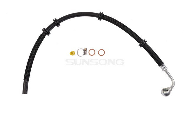 Sunsong Power Steering Return Line Hose Assembly P/N:3404569 Fits: Mercedes-benz Ml320 03-02, Mercedes-benz Ml350 05-03, Mercedes-benz Ml500 05-02 - Image 1