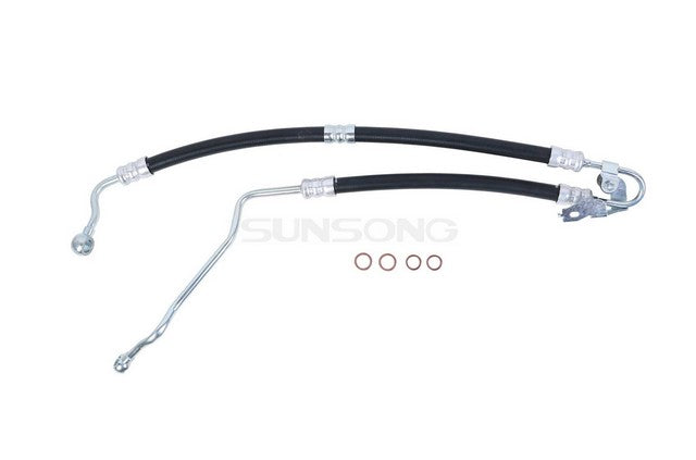 Sunsong Power Steering Pressure Line Hose Assembly P/N:3404574 Fits: BMW 128i 12-08, BMW 323i 11-06, BMW 325i 12-06, BMW 328i 12-07 - Image 1