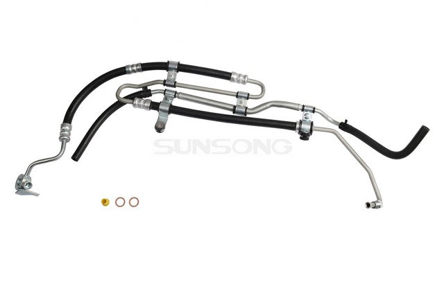 Sunsong Power Steering Hose Assembly P/N:3404578 Fits: Lexus Lx570 11-08, Lexus Lx570 15-13, Toyota Land Cruiser 11-08, Toyota Land Cruiser 20-13 - Image 1