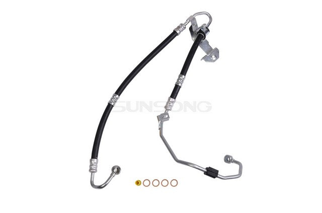 Sunsong Power Steering Pressure Line Hose Assembly P/N:3404651 Fits: BMW 335i Xdrive 13-09, BMW X1 15-13 - Image 1