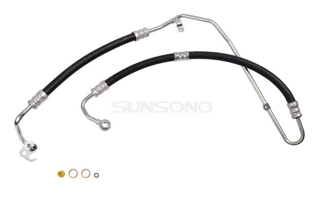 Sunsong Power Steering Pressure Line Hose Assembly P/N:3404761 Fits: Mercedes-benz E350 09-06 - Image 1