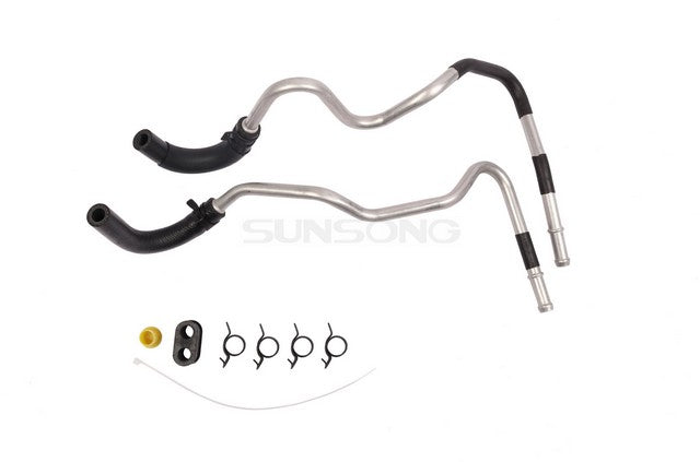 Sunsong Power Steering Return Line Hose Assembly P/N:3404778 Fits: Nissan 350z 09-07 - Image 1