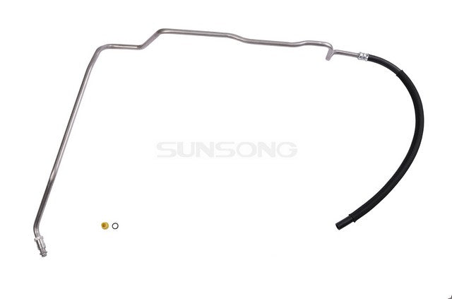 Sunsong Power Steering Return Line Hose Assembly P/N:3404793 Fits: Volvo S60 07-04, Volvo V70 07-04 - Image 1