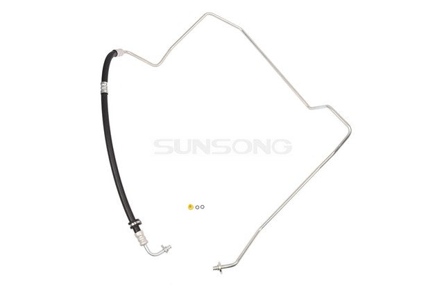 Sunsong Power Steering Pressure Line Hose Assembly P/N:3404798 Fits: Volvo S60 2005, Volvo V70 07-05 - Image 1