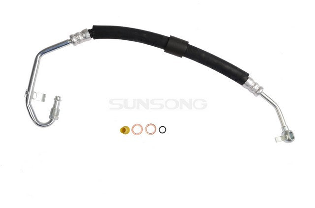 Sunsong Power Steering Pressure Line Hose Assembly P/N:3404799 Fits: Volkswagen Touareg 10-04 - Image 1