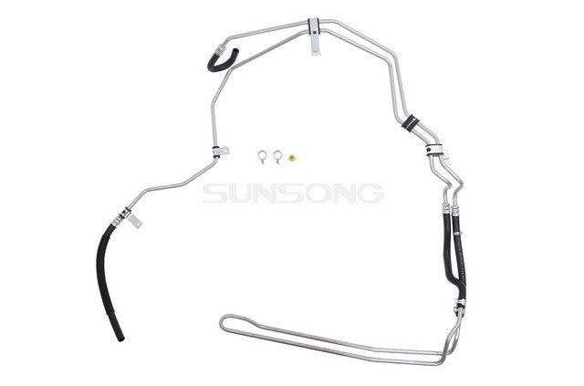 Sunsong Power Steering Return Line Hose Assembly P/N:3404822 Fits: Chrysler 200 14-11, Chrysler Cirrus 10-07, Chrysler Sebring 10-07, Dodge Avenger 12-08 - Image 1