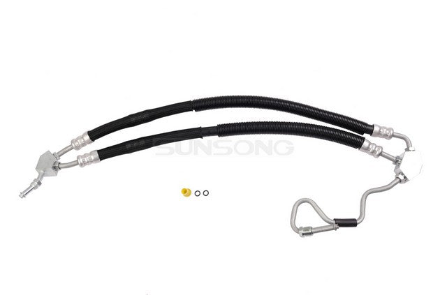 Sunsong Power Steering Pressure Line Hose Assembly P/N:3404869 Fits: Chevrolet Impala 2012 - Image 1
