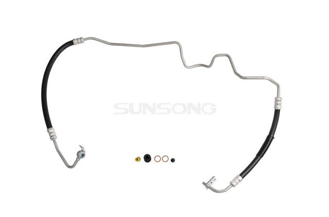 Sunsong Power Steering Pressure Line Hose Assembly P/N:3404870 Fits: Buick Lacrosse 2010, Buick Regal 13-11, Saab 9-5 2011 - Image 1