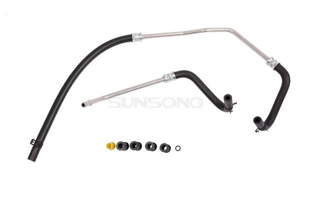 Sunsong Power Steering Return Line Hose Assembly P/N:3404876 Fits: Cadillac Cts 14-08 - Image 1