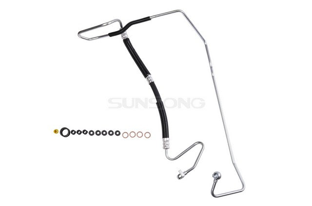 Sunsong Power Steering Return Line Hose Assembly P/N:3404942 Fits: Lexus Gs400 00-98, Lexus Gs430 05-01, Lexus Sc430 10-02 - Image 1