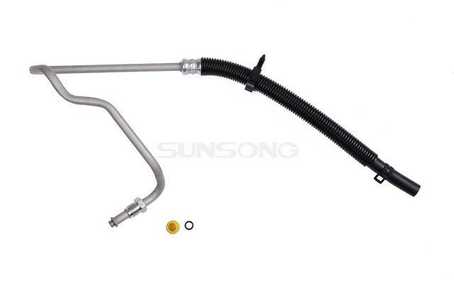 Sunsong Power Steering Return Line Hose Assembly P/N:3404962 Fits: Chevrolet Silverado 2500 Hd, Chevrolet Silverado 2500 Hd Classic, Chevrolet Silverado 3500, Chevrolet Silverado 3500 Classic, GMC Sierra 2500 Hd, GMC Sierra 2500 Hd Classic - Image 1