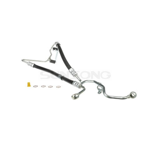 Sunsong Power Steering Pressure Line Hose Assembly P/N:3404992 Fits: BMW 545i 05-04, BMW 550i 10-06, BMW 645ci 05-04, BMW 650ci 08-06, BMW 650i 10-06 - Image 1