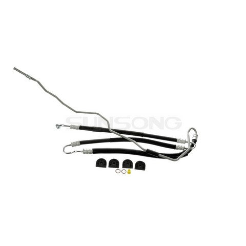 Sunsong Power Steering Pressure Line Hose Assembly P/N:3405330 Fits: BMW 550i 10-08, BMW 650ci 11-09, BMW 650i 10-09 - Image 1